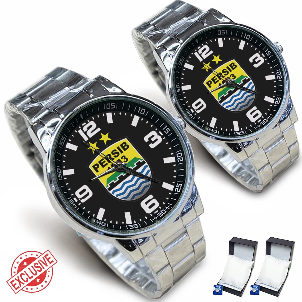 Jam Tangan Rantai Couple BANDUNG PERSIB (Nice)