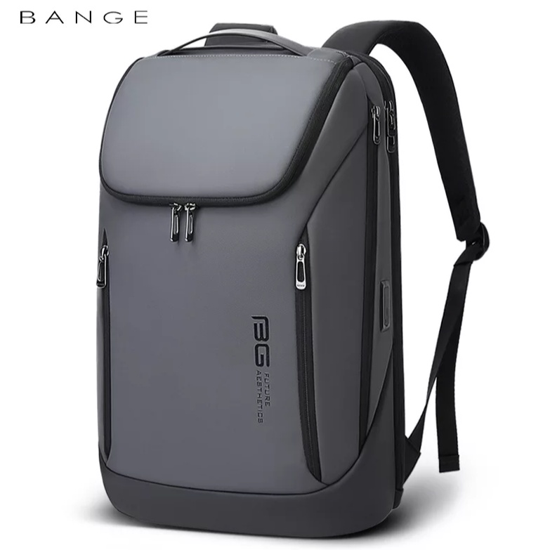 Tas Bange BG2517 Bag Ransel Kerja Kantor Backpack Pria Laptop 15.6 USB Import Impor Cowok