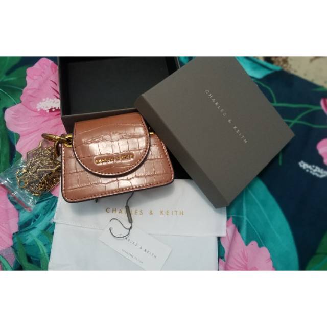 Charles and keith Bag Croco