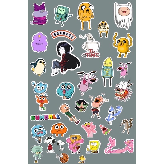 

[BISA COD] Sticker Tumblr Cartoon Aesthetic