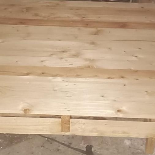 DIPAN PALET KAYU JATI BELANDA 120x70x12