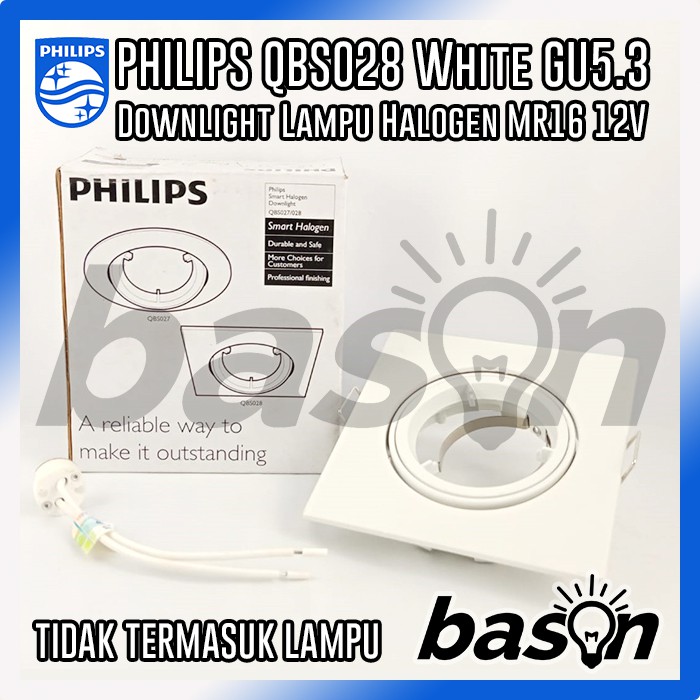 PHILIPS Smart Halogen Downlight QBS028 White GU5.3 12V