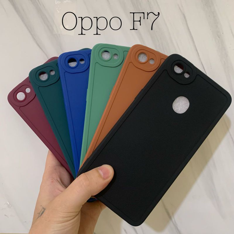 Case Oppo F7 - Softcase Procamera Full Cover Matte - UA
