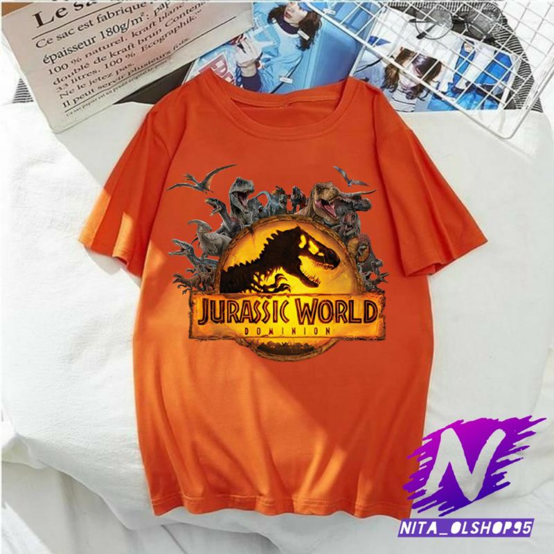 jurassic world kaos anak dinosaurus jurasic wold baju T Rex