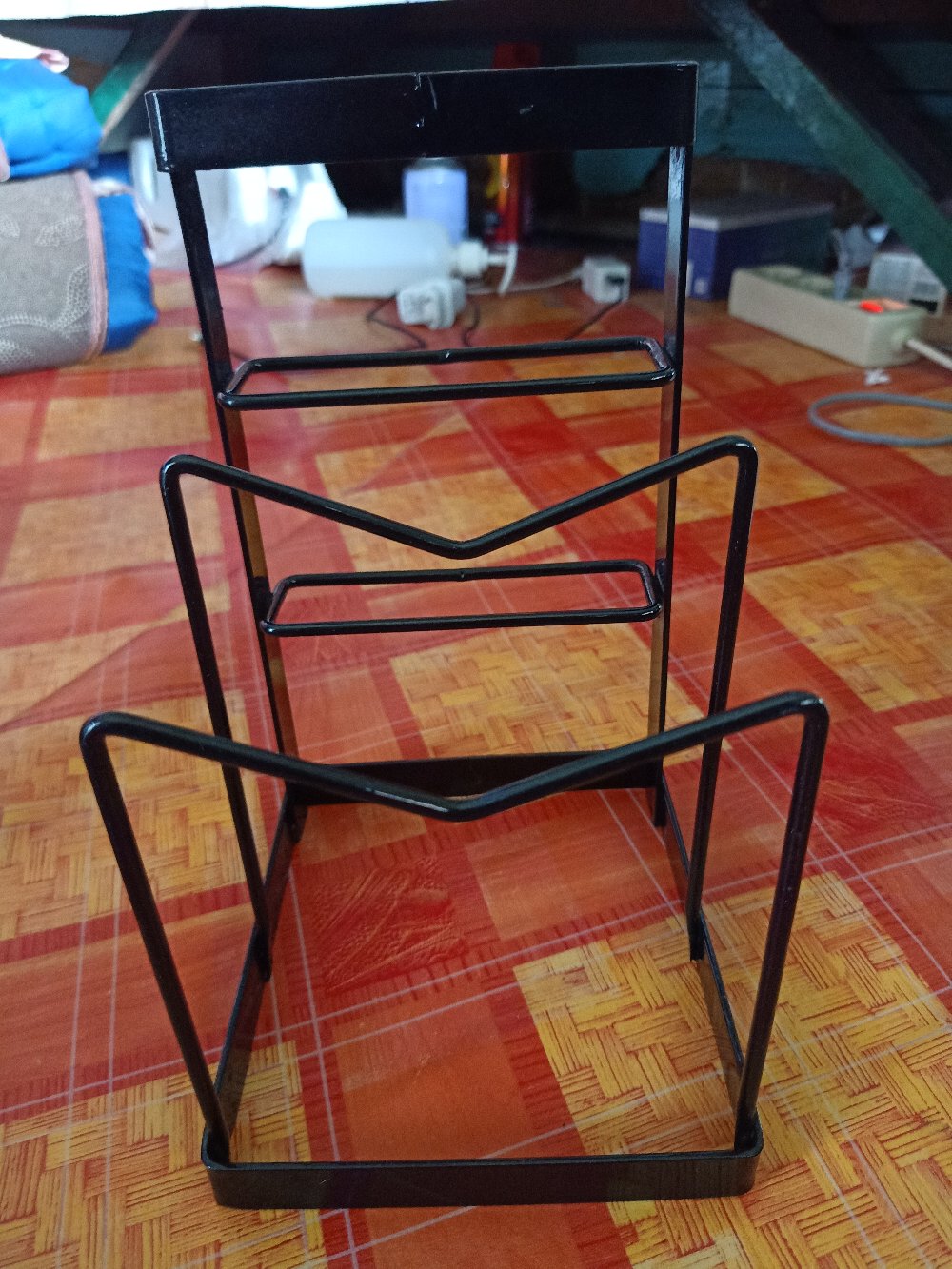 Guninco Rak Peralatan Dapur Rak Piring Pisau Rak Serbaguna Tempat Tutup Panci Holder Rak Serbaguna