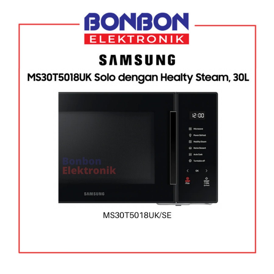 Samsung Microwave Solo MS30T5018UK/SE dengan Healthy Steam 30L