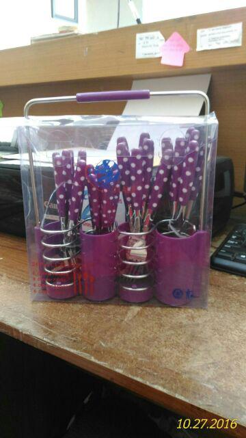 Sendok Polkadot Set  24 Pcs