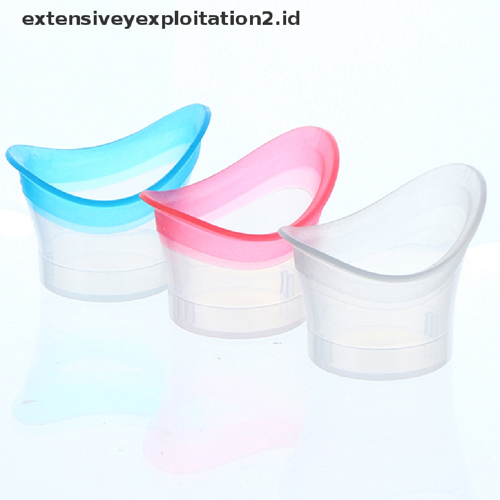 (Hotter) 2pcs/set Gelas Cuci Muka Bahan Silikon Dapat Digunakan Kembali Untuk