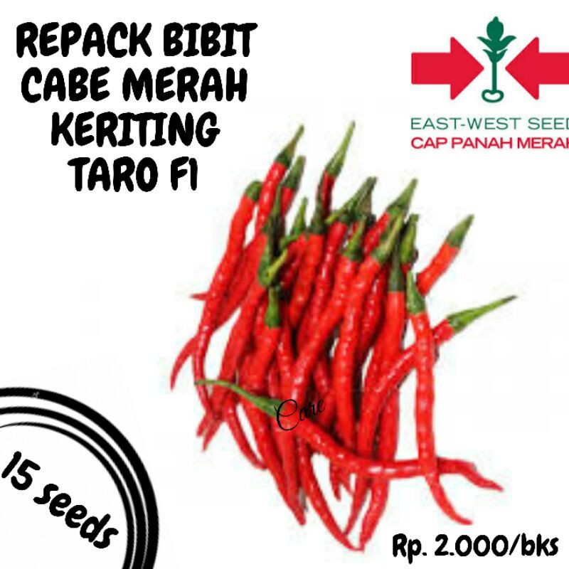 REPACK BIBIT CABE MERAH KERITING TARO F1