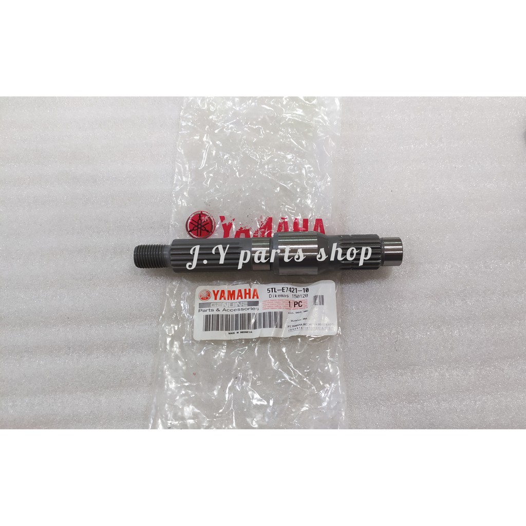 AXLE DRIVE AS RODA BELAKANG GARDAN MIO LAMA SPORTY SMILE SOUL FINO KARBU ORIGINAL YGP 5TL-E7421-10