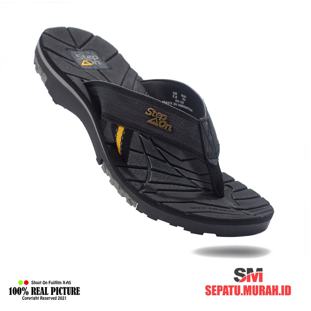 Barnett Step On Colorado star 22 - Sandal pria jepit slide gunung branded | Sendal cowok hikking japit bahan sued spon karet lentur 39-43