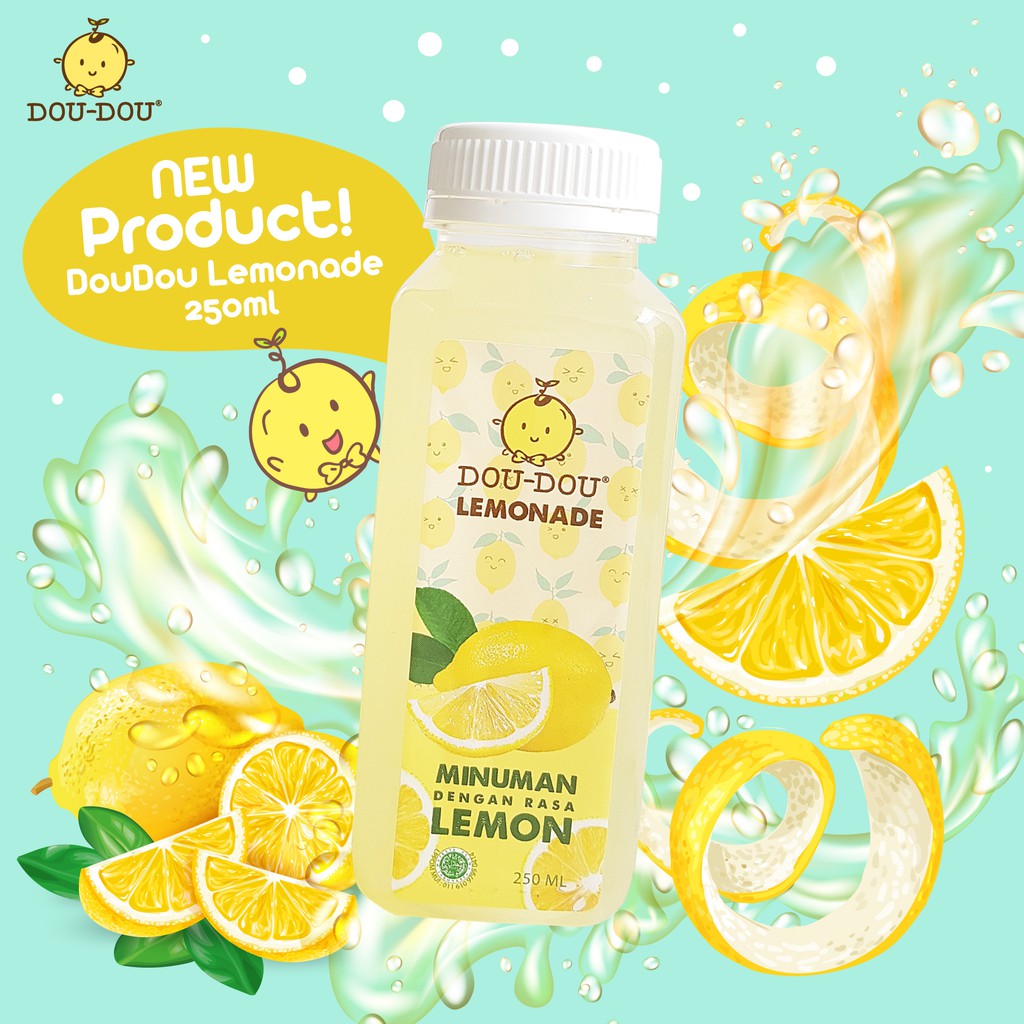 Doudou Lemonade Botol Plastik 250 Ml Shopee Indonesia