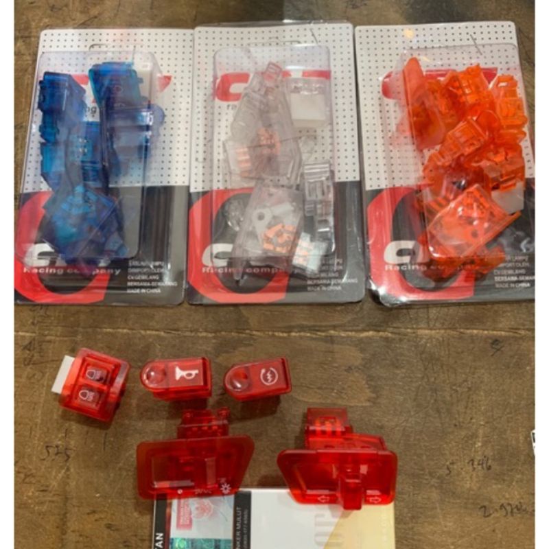 Saklar transparan beat karbu kharisma Supra 125 old.