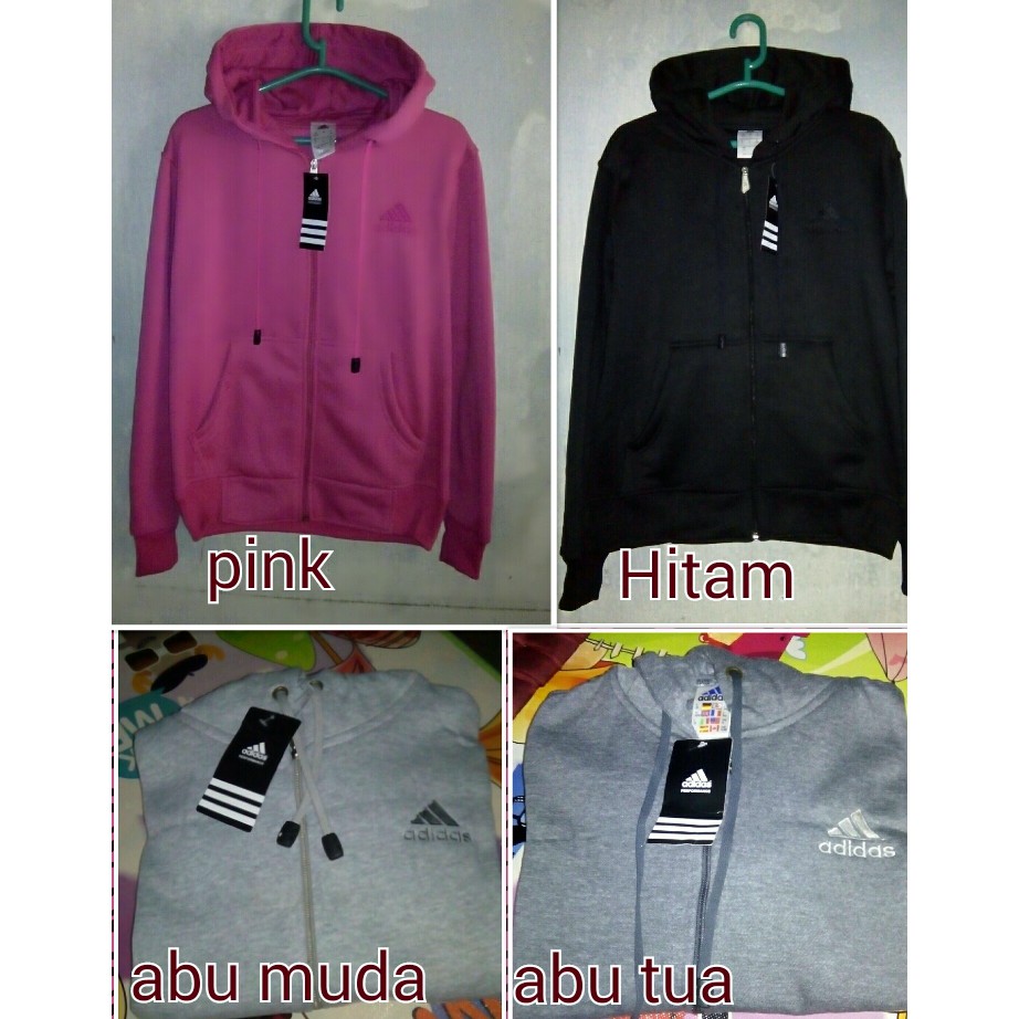 Promo Jaket Adidas simple women pink S-S3-162