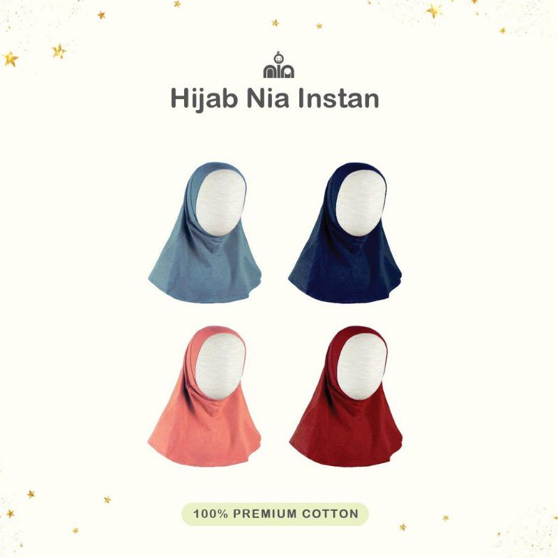 NIA-HIJAB BAYI POLOS INSTAN-HIJAB BAYI-KERUDUNG BAYI-JILBAB BAYI MURAH