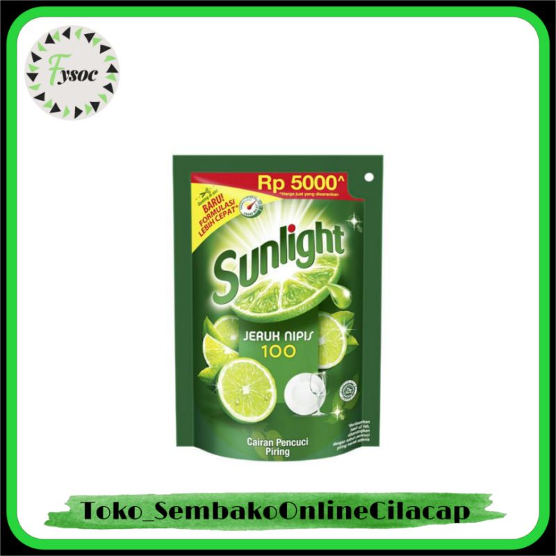 SUNLIGHT 210ML SABUN PENCUCI PIRING REFILL