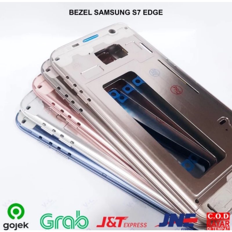 Frame Bezzel Tulang Tengah Tatakan Lcd Samsung Galaxy S7 Edge G935 Original