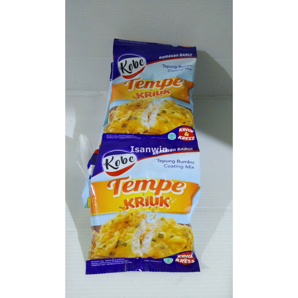 

Kobe Tepung tempe goreng kriuk 70g
