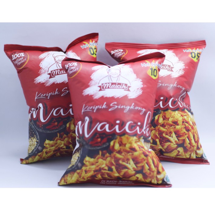 

Keripik Singkong Maicih pedas Kemasan 100 gr Cemilan termurah