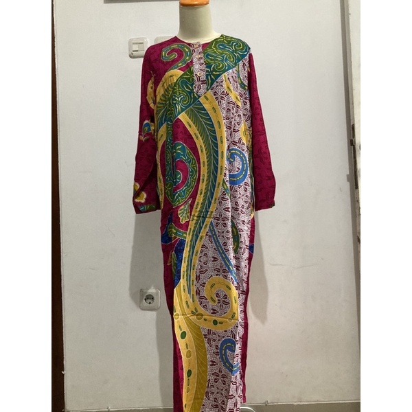 Batik Kencana Ungu LD 20 Label Biru (Gamis)