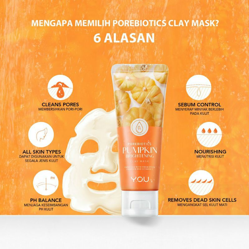 Y.O.U YOU Daily Skin Good Porebiotics Clay Mask