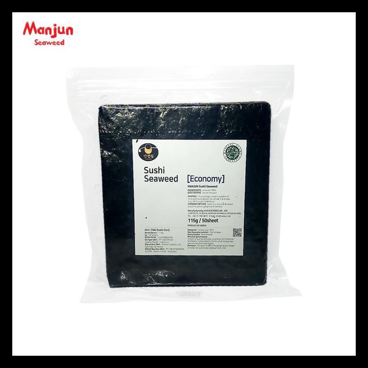 

BEST SELLER! MANJUN ECONOMY GRADE 50 LEMBAR YAKI SUSHI NORI MURAH