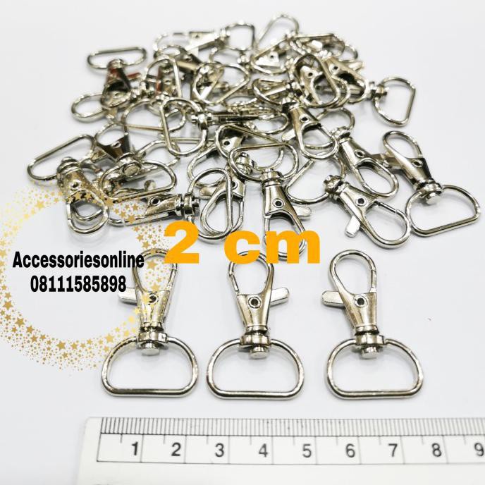 

Promo Awal tahun Cantelan Pengait Besi Gantungan Tali ID Card Uk. 2 Cm /K77 2cm 144 pcs Big Sale