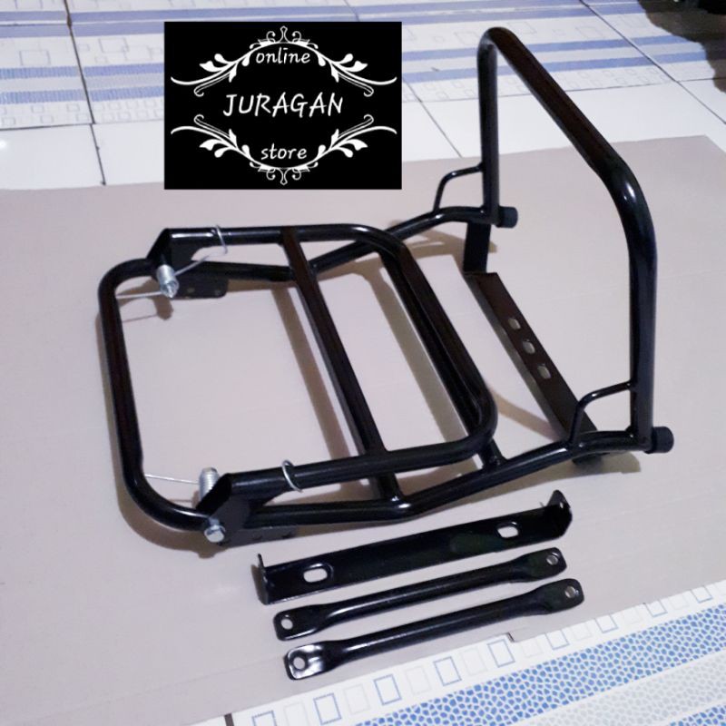 backrack madrid rak belakang vespa back rack vespa