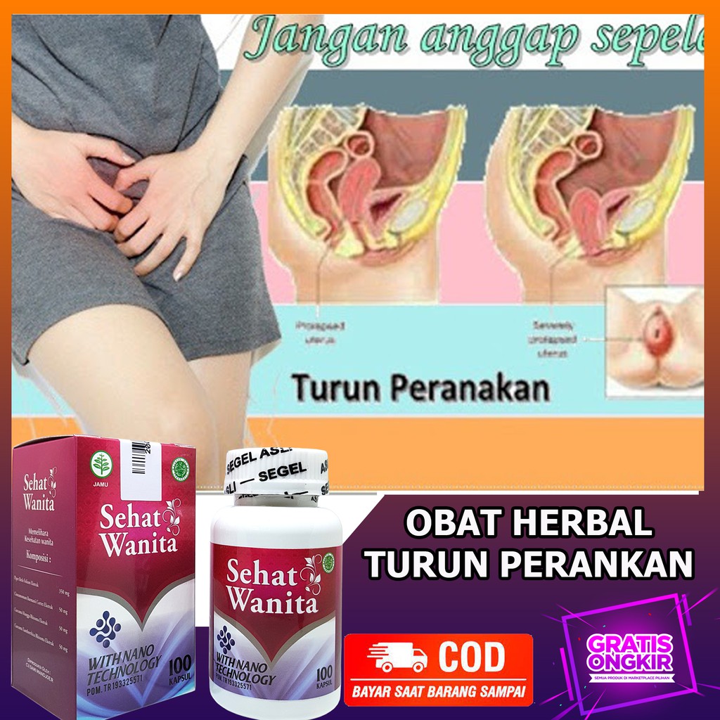 Obat Herbal Turun Rahim / Turun Peranakan Miom Sehat Wanita BISA BAYAR DI TEMPAT MURAH COD