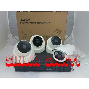 PAKET CCTV 3MP 1080P 4CHANNEL HARDISK 1TB ( Komplit tinggal pasang )