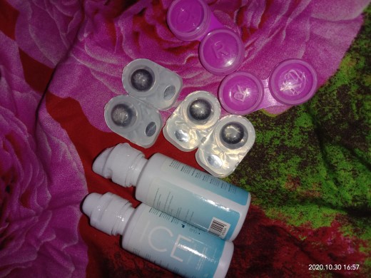 Soflens / Softlen Mistique ( Cod ) Soflens Mistique Black 16 M / Cairan Soflen Ice 60 Ml