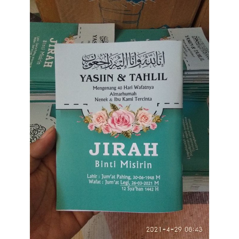 buku yasin full arab isi 64 halaman