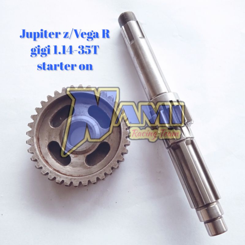 Rasio racing Jupiter z/Vega R gigi 1.14-35T starter on atau off