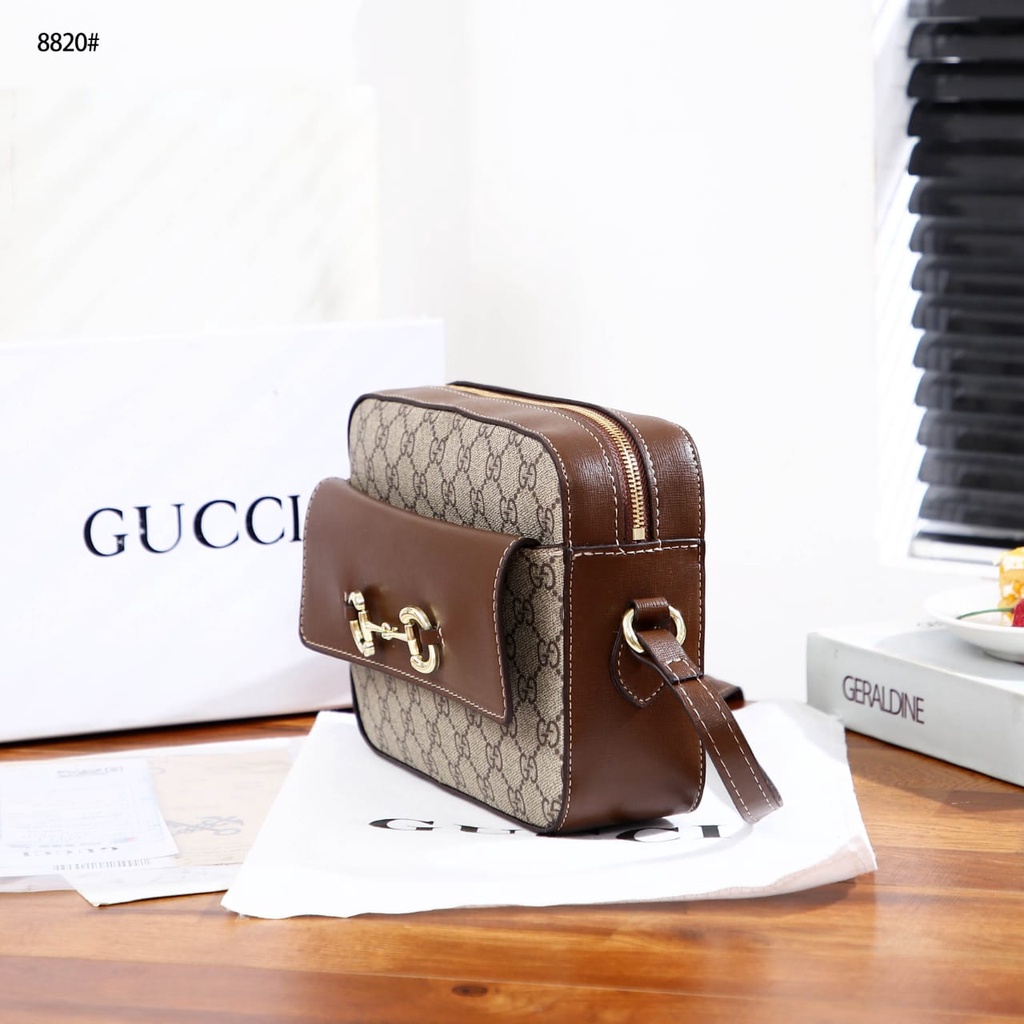 GG  Gold-Toned Hardware Shoulder Bag 8820