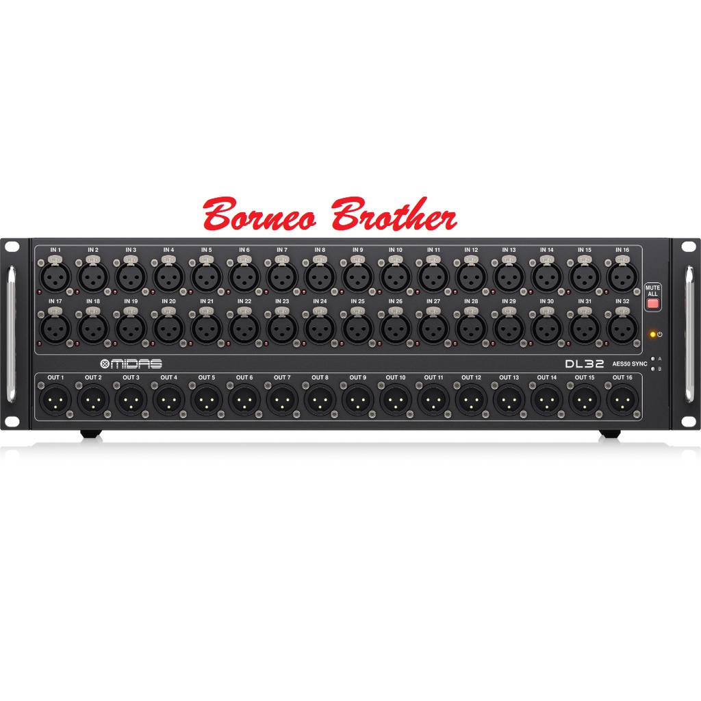 Jual Stage Box Midas DL32 DL-32 DL 32 Original I/O Interface Stagebox ...