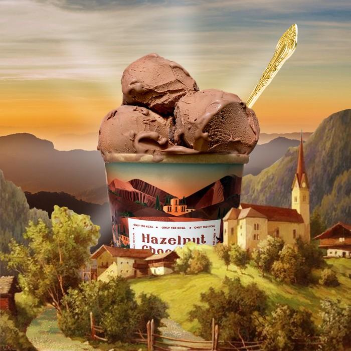 

Hazelnut Chocolate Gelato By Luceria