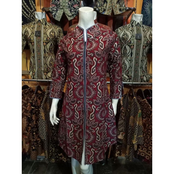 Kemeja Batik Coupel | Kemeja Slimfit | Kemeja lengan panjang | Tunik Zipper | Tunik Batik modern