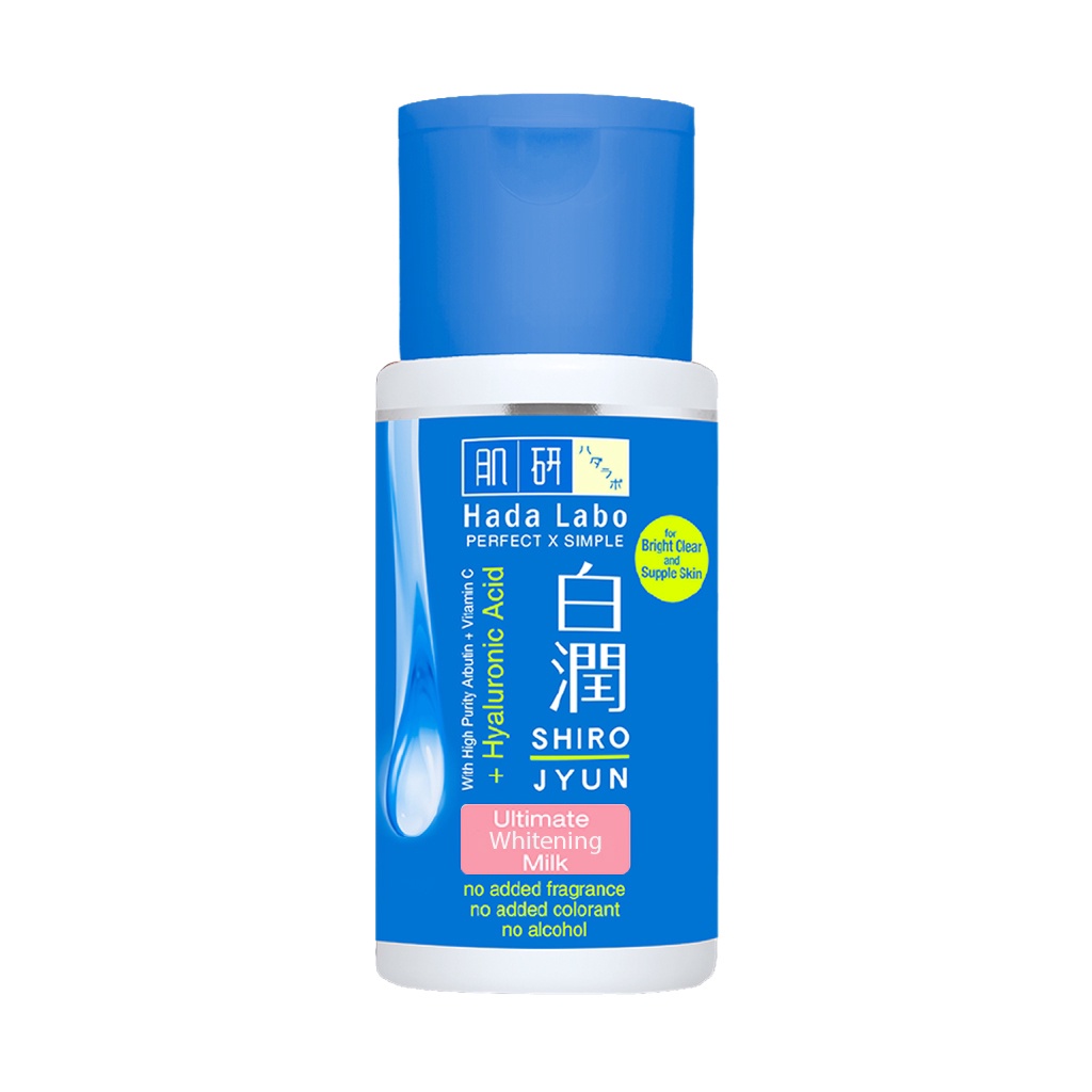 HADA LABO MILK 100ML BPOM ULTIMATE WHITE ALPHA ANTI AGING MILK MOISTURIZER