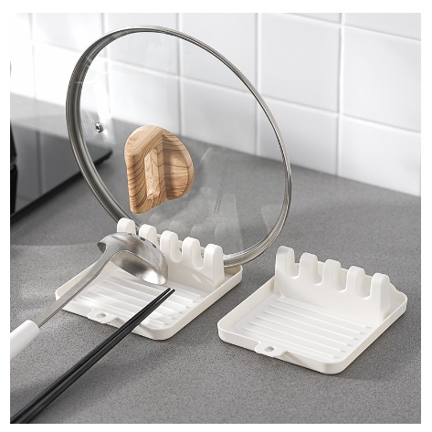 RAK SPATULA TEMPAT TATAKAN SPATULA TUTUP PANCI 5 SLOT [SWEETSPACE]