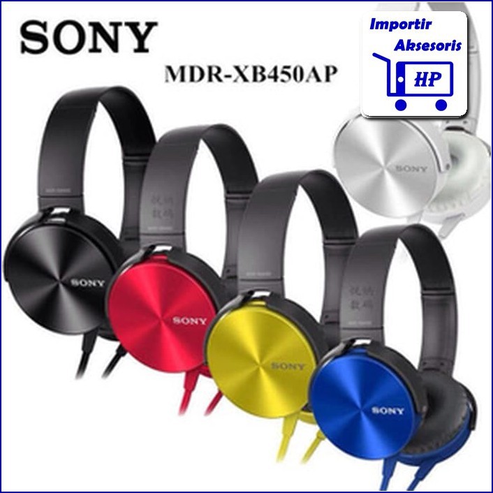 Headset Headphone Kabel Sony MDRXB450AP Extra Bass  HK031