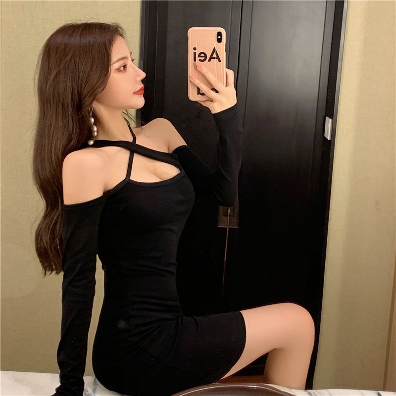 Bitchyy.Style | *READY STOCK* Korean Dress KN016 BodyCon Dress Sexy Dress Lengan Panjang Korean Styl