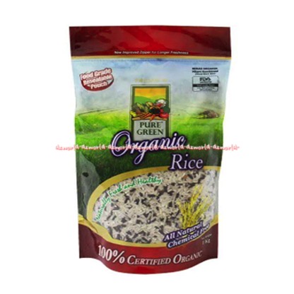 Pure Green Organik Rice 1kg Beras Kombinasi Beras Organik Mixed Rice 1 kg Puregreen Purgreen