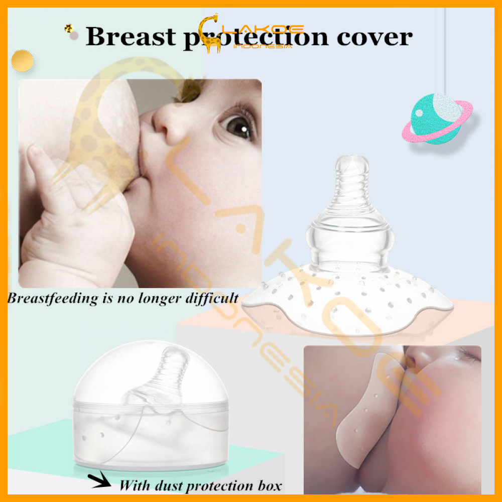 LAKOE Pelindung puting saat menyusui / Breast shield nipple cover 1pcs