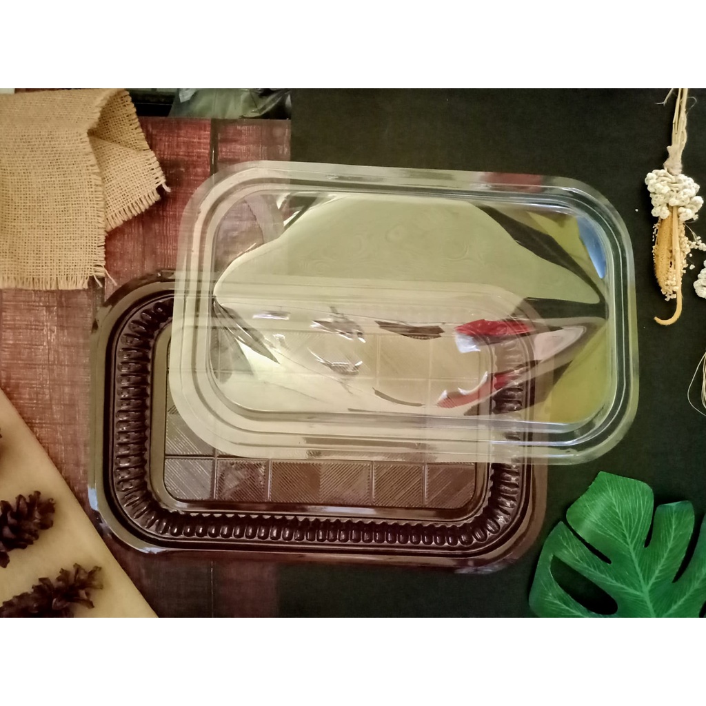 NAMPAN KUE/MIKA NAMPAN/TRAY KUE/NAMPAN PLASTIK/NAMPAN SUSHI ISI 10 PCS TERMURAH UK. Sedang