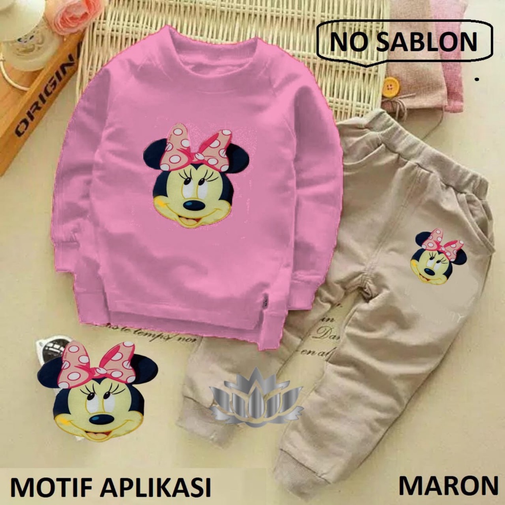 VGN SETELAN MICKEY BUCK / SETELAN SWEATER ANAK / FASHION ANAK/ PAKAIAN ANAK / SETELAN ANAK TERMURAH