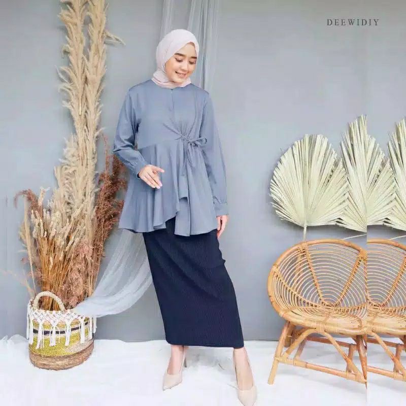 Rok Span Wanita Rajut /Maxi Panjang/Bawahan Muslim