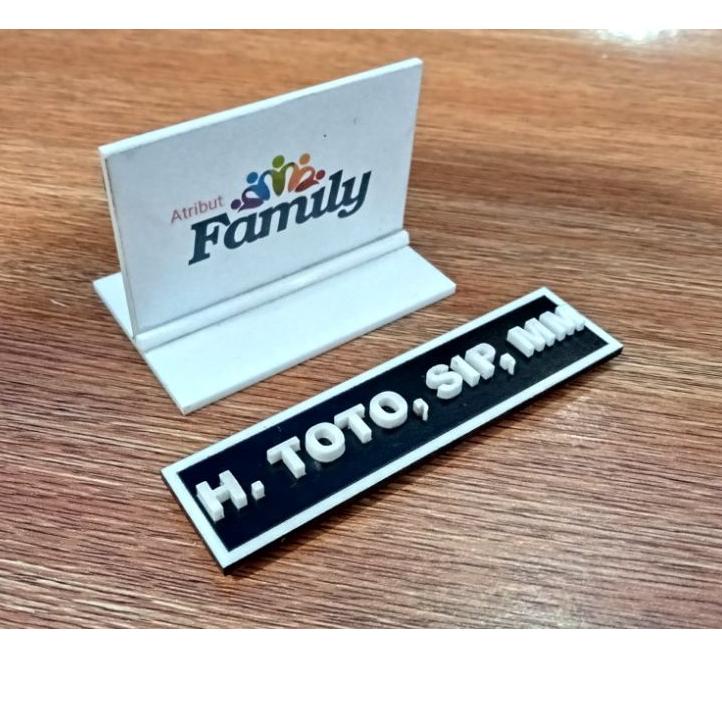 

Flash Sale Name Tag Timbul