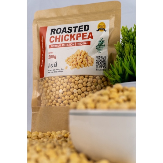 Kacang Arab Chikpeas Roasted  500 GRAM / Kacang Jagung