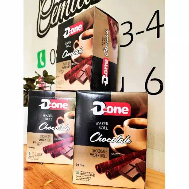 

D-One Wafer Roll Coklat box isi 24pcs