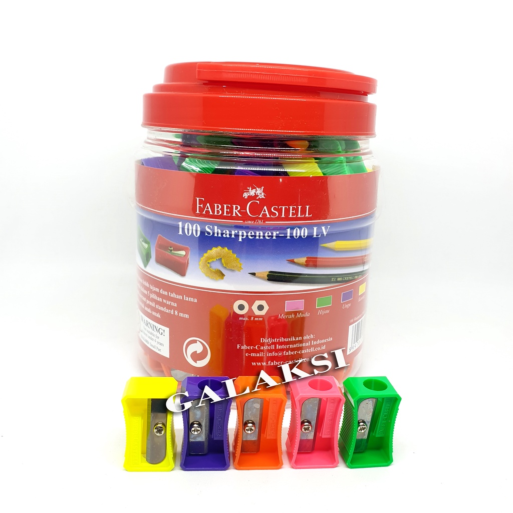 

SERUTAN / RAUTAN / SHARPENER 100LV FABER CASTELL